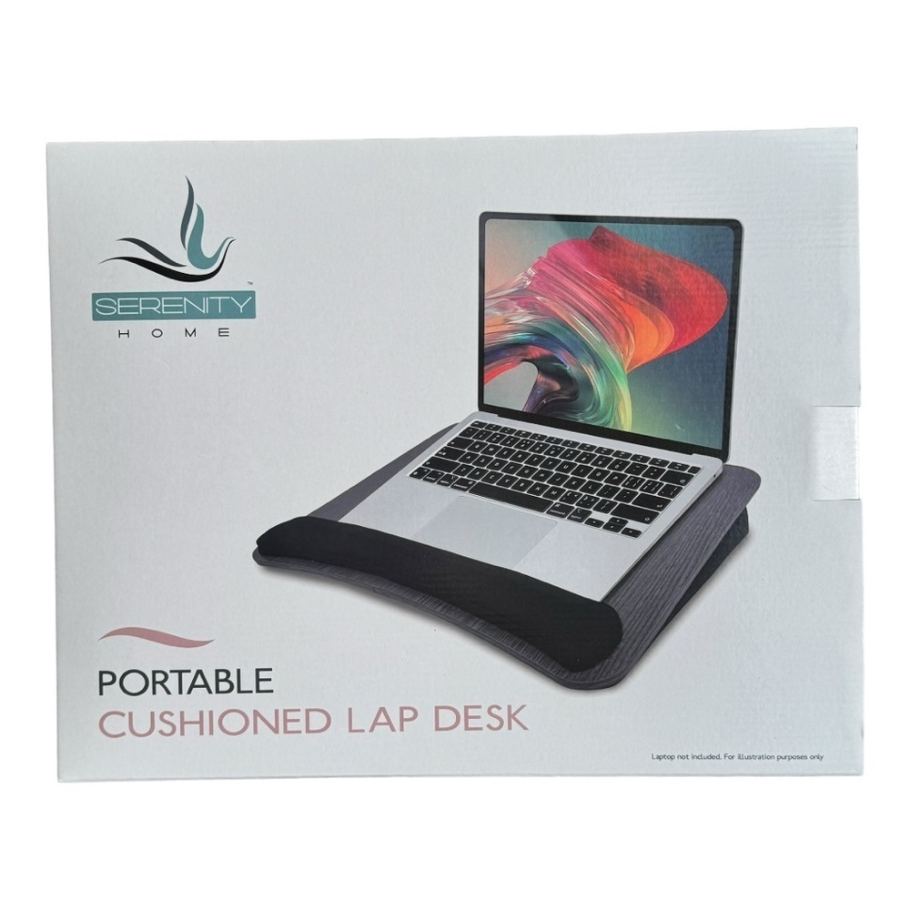 Serenity Home Portable Cushioned Lap Desk NIB